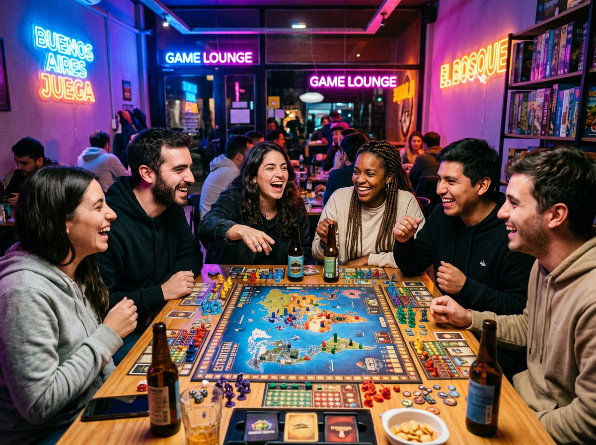 Amigos jugando en JuegaLoft Buenos Aires