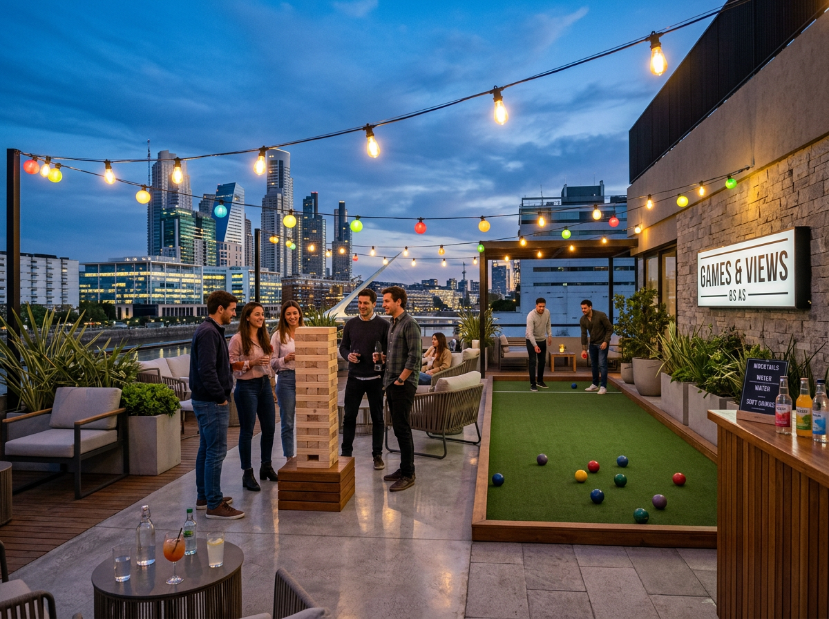 Terraza exterior de JuegaLoft